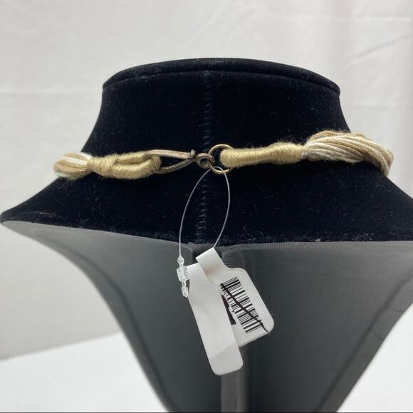 3/$30 Free People | Tan Open Road Thread Necklace - Picture 4 of 4